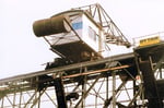 Der revidierte und modernisierte Kran der RGU (Rheinische Güterumschlags AG - ehem.Rheinische Kohlenumschlags AG) 1979