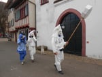 Gässle mit den Spaarwütigen im Lohnhofgässli, Fasnacht 2018