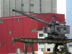 Der letzte Kran der SPEDAG im St.Johann-Hafen, 2008  (leider wurde keiner der Kräne als technisches Denkmal und als Erinnerung an den St.Johann-Hafen stehen gelassen!!!)