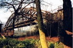 Stimmungsbild der grossen DB-Wiesenbrücke im Jahre 1985