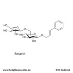 Rosarin, Strukturformel