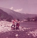 v.l.n.r.: Gisella, Sili (4-jährig), Piero