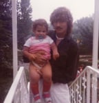 Europa-Park Rust mit Carina 1984 (Carina 1-jährig)