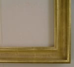 Alter Rahmen neu vergoldet mit 21-karätigem Gelbgold, patiniert - verkauft