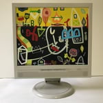 Liebkosung | 2019 | Monitor, acrylic paint, oil paint, oil pastel | 27,1 × 33,8 cm