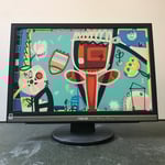 Mutters Garten | 2019 | Monitor, acrylic paint, oil paint, oil pastel | 29,7 × 47,5 cm