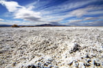 Salzfläche bei Amargosa, Kalifornien