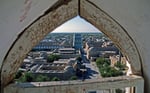 Khiva, Blick zum Minaret Kalta Minor, Uskekistan