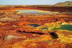 Säurevulkan Dallol, Danakil-Senke, Äthiopien