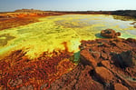 Säurevulkan  Dallol, Danakil-Senke, Äthiopien