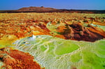Säurevulkan  Dallol, Danakil-Senke, Äthiopien