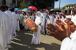 Tissat-Fest in der Nähe von Gondar