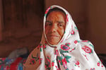 Alte Frau in Abyaneh
