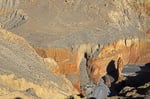 Erosionsformen am Ende der Kali Gandaki-Schlucht, Mustang
