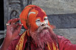 Sadhu, Tempelstätte Pashupatinath, Kathmandu