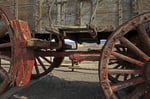 Historischer Ochsenwagen, Harmony Borax Works, Death Valley Kalifornien
