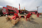 Straßenrestaurant, Terlingua, Texas