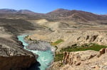 Pamir-Fluss, Wakhan-Korridor, Grenze Tadschikistan/Afghanistan
