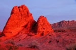 Abendlicht, Valley of Fire, Kalifornien