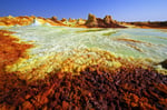 Säurevulkan  Dallol, Danakil-Senke, Äthiopien