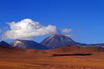 Vulkan Cerro Sairecabur (5.971 m), nordöstlich von San Pedro de Atacama, Chile