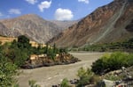 Panj, Grenzfluss zwischen Tadschikistan und Afghanistan