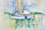9 Segelboot Mörbisch 38x57