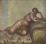 Arthur B. Carles (American, 1882-1952), "Nude", 1920, oil on canvas, 24.125" x 25.125" 