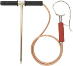 Erdspiess mit fixem 2 m Verbindungskabel und Spannvorrichtung DN 8-80 (Ø 13,5 - 89 mm)