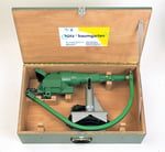 Pneumatische Rohrsäge im Transportkasten (Bügel muss demontiert werden)