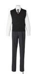 城南高校男子合い制服(ニットベスト着用)