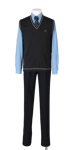 城東高校男子合い制服(ニットベスト着用)