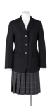 上八万中学校女子春制服