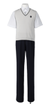 川島中学校夏制服(夏ベスト着用)