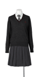 城南高校女子合い制服(セーター着用)