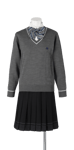 城北高校女子合い制服(セーター着用)