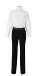 富岡東高校男子合い制服(長袖カッターシャツ着用)