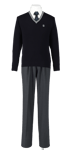 吉野川高校男子合い制服(セーター着用)