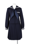 八万中学校女子春制服
