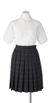 上八万中学校女子夏服