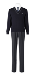 城ノ内高校男子合い制服(セーター着用)