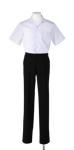 名西高校男子夏制服(半袖開襟シャツ着用)