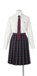鳴門渦潮高校女子合い制服(ネクタイ着用)