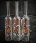 Etiketten für Schnapsflaschen