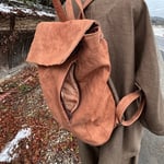 サイドポケット付き柿渋染めリュック26002