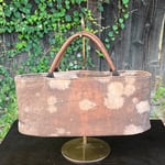 柿渋染め麻バッグ23006