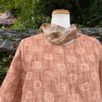 柿渋染めブラウス23091