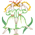 鈴蘭のお話ー流れ星への願いーより　挿絵