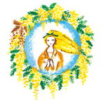 ミモザのお話ー永遠の黄色ーより　挿絵