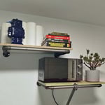 DIY Küchenregal aus Rohren im Industriestil